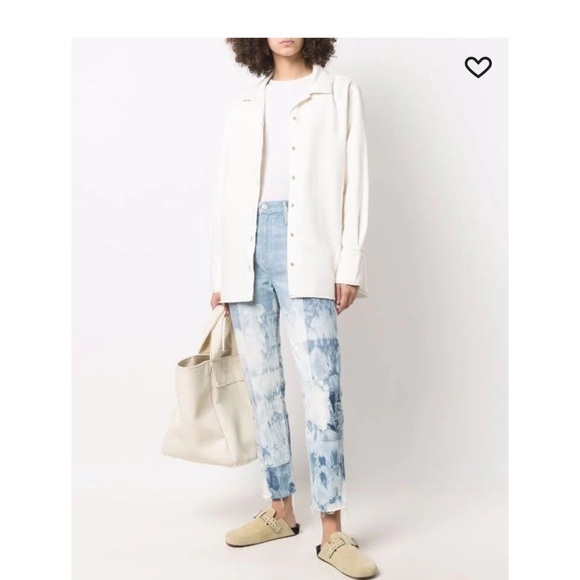 Frame women’s‎ new size 27 patchwork denim jeans embellished mixed media - Picture 3 of 7